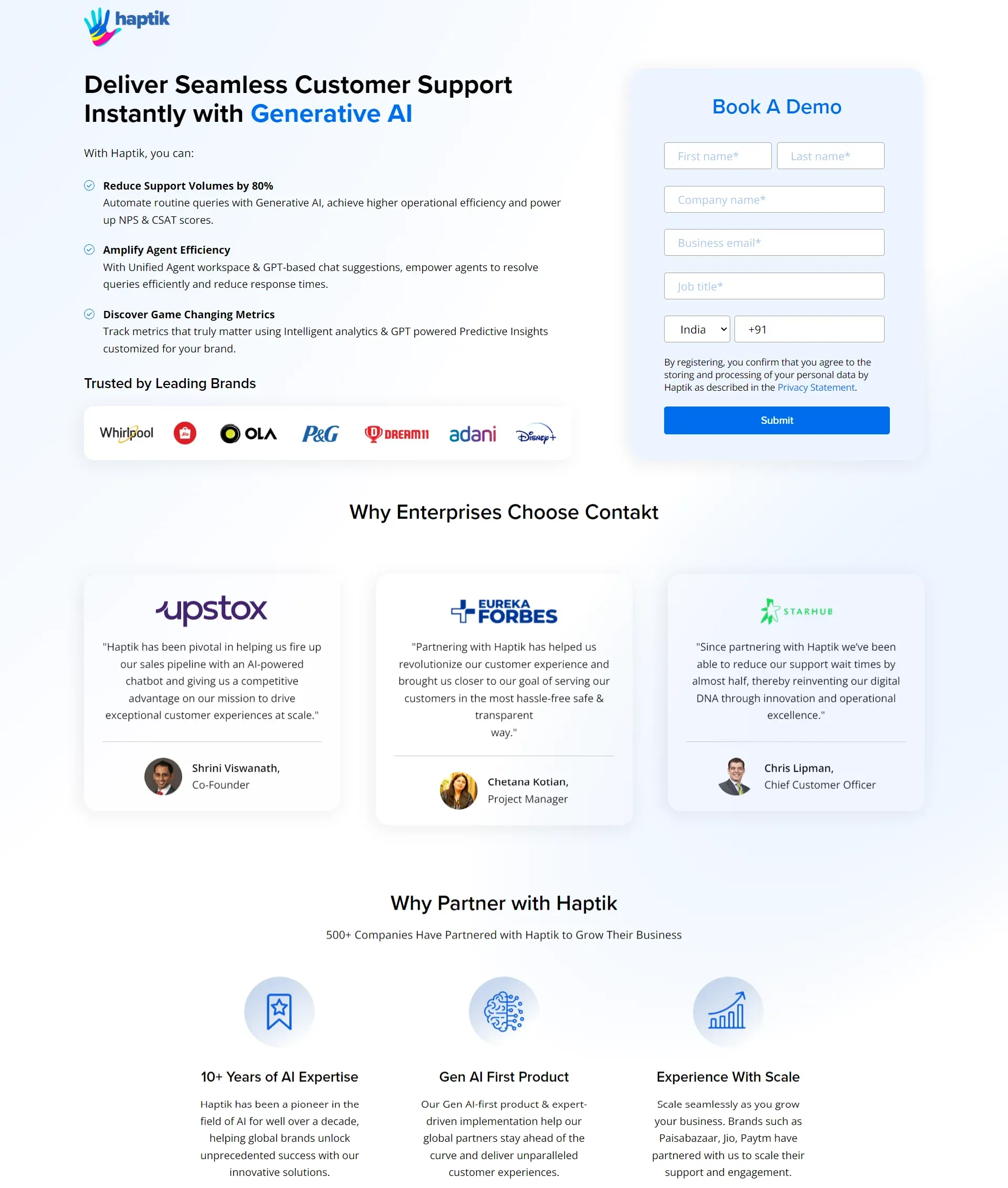Haptik case study