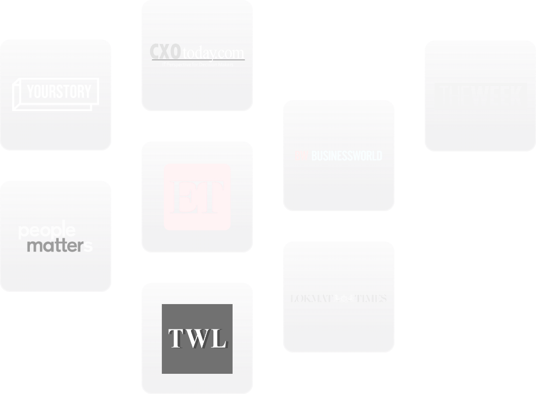 Logos of publications that have covered Flexiple